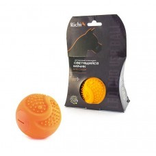 Richi Мячик силиконовый 6.5см с LED подсветкой, встроенный аккумулятор, зарядка от USB, кабель в комплекте купить