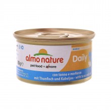 Almo Nature Daily Menu - mousse Tuna and Cod/ Консервы нежный мусс для кошек "Меню с Тунцом и Треской" 85г