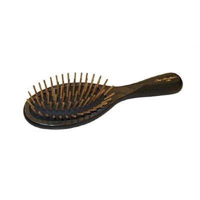 Chris Christensen Wood Pin Brush Oval Small/ Маленькая массажная щетка с деревянными зубцами 20мм
