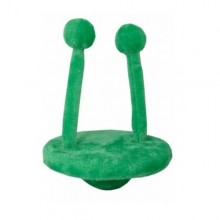 Игрушка для кошек НЛО 20х25см зеленая, плюш
