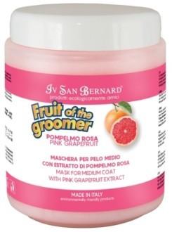 Iv San Bernard Pink Grapefruit Восст маска д/шерсти средней длины Розовый грейпфрут с витаминами купить