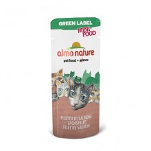 Almo Nature Green Label Mini Food Salmon Fillet/ Лакомство для кошек "Филе Лосося", 99% мяса 3г