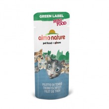 Almo Nature Green Label Mini Food Tuna Fillet/ Лакомство для кошек "Филе Тунца", 99% мяса 3г