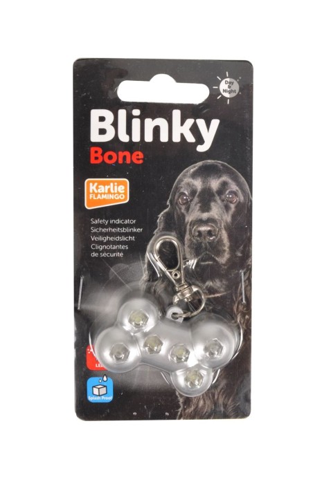 Karlie Брелок косточка с LED подсветкой 5*3*2 см серебряный купить