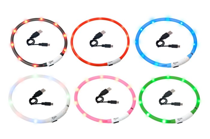 Karlie Ошейник с LED подсветкой 70 см оранжевый