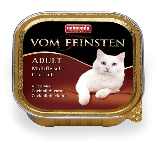 Animonda  Vom Feinsten Adult/ Консервы для взрослых кошек коктейль из разных сортов мяса 100г купить