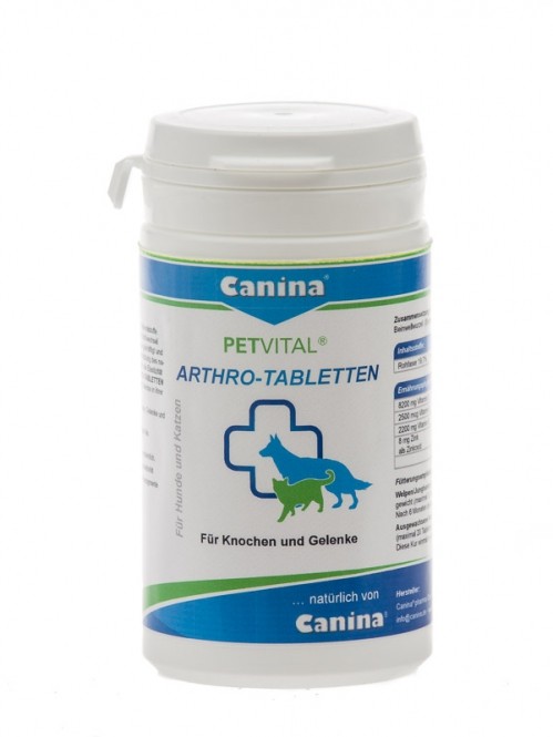 Canina Petvital Arthro-Tabletten/ Артро-таблеттен для укрепления костей и суставов 60 таблеток 