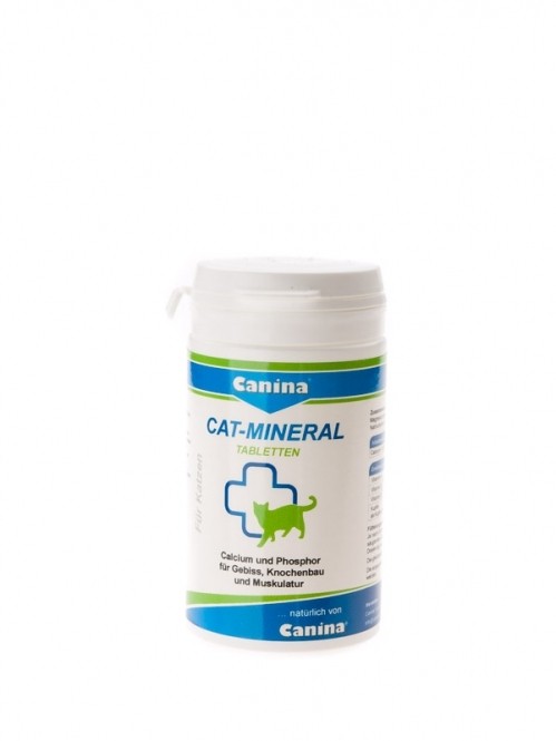 Canina Cat-Mineral Tabs/ Кэт-Минерал для оптимального состояния скелета и зубов 150 таблеток 