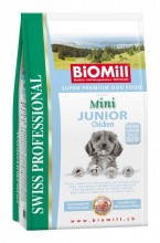 Корм Biomill swiss для щенков малых пород от 4 недель, Junior Mini