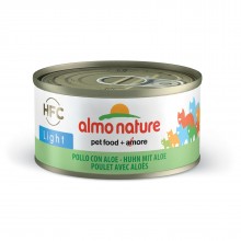 Almo Nature HFC Adult Cat Chicken with aloe Light/ Низкокалорийные консервы для кошек "Курица с алоэ" 70г